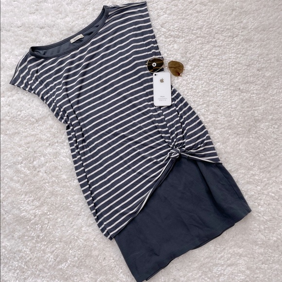 Bailey 44 Dresses & Skirts - Bailey 44 Striped Knot Layered Dress